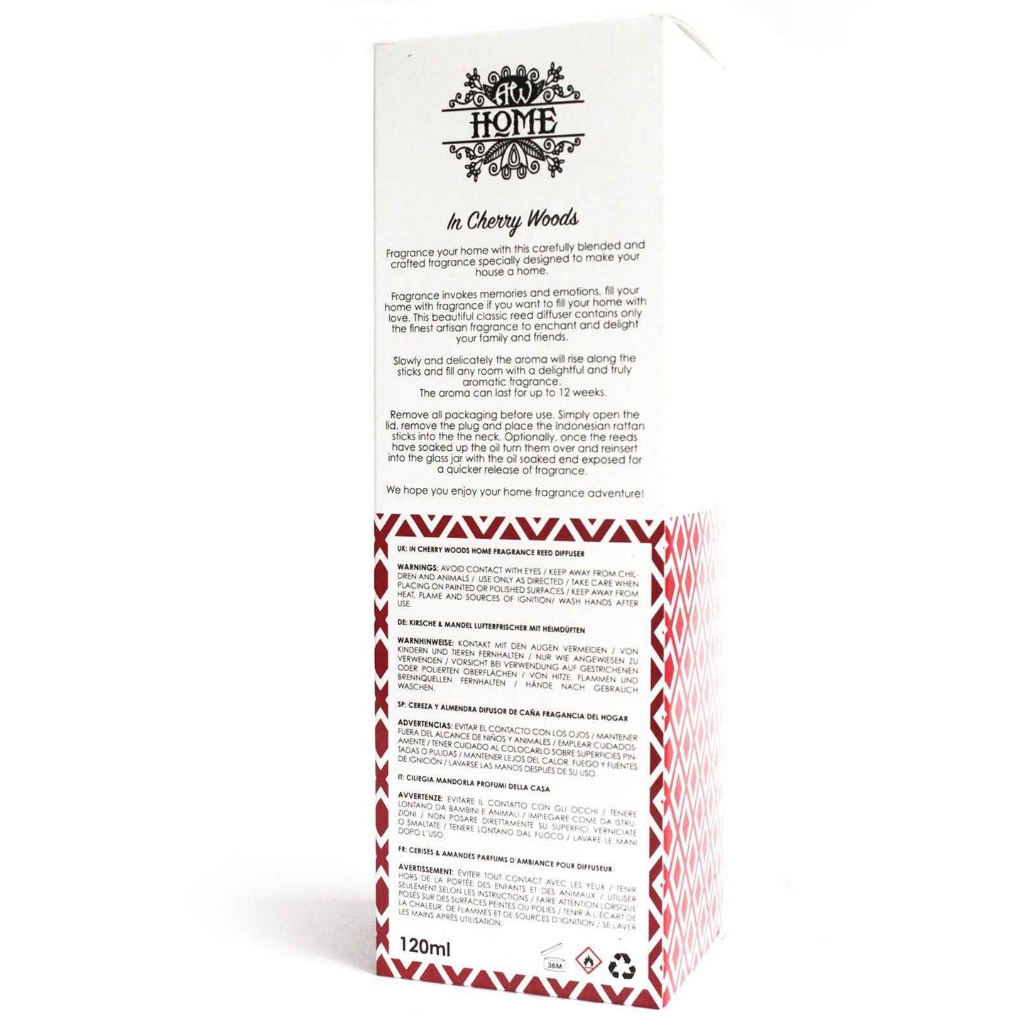 120ml Reed Diffuser - In Cherry Woods