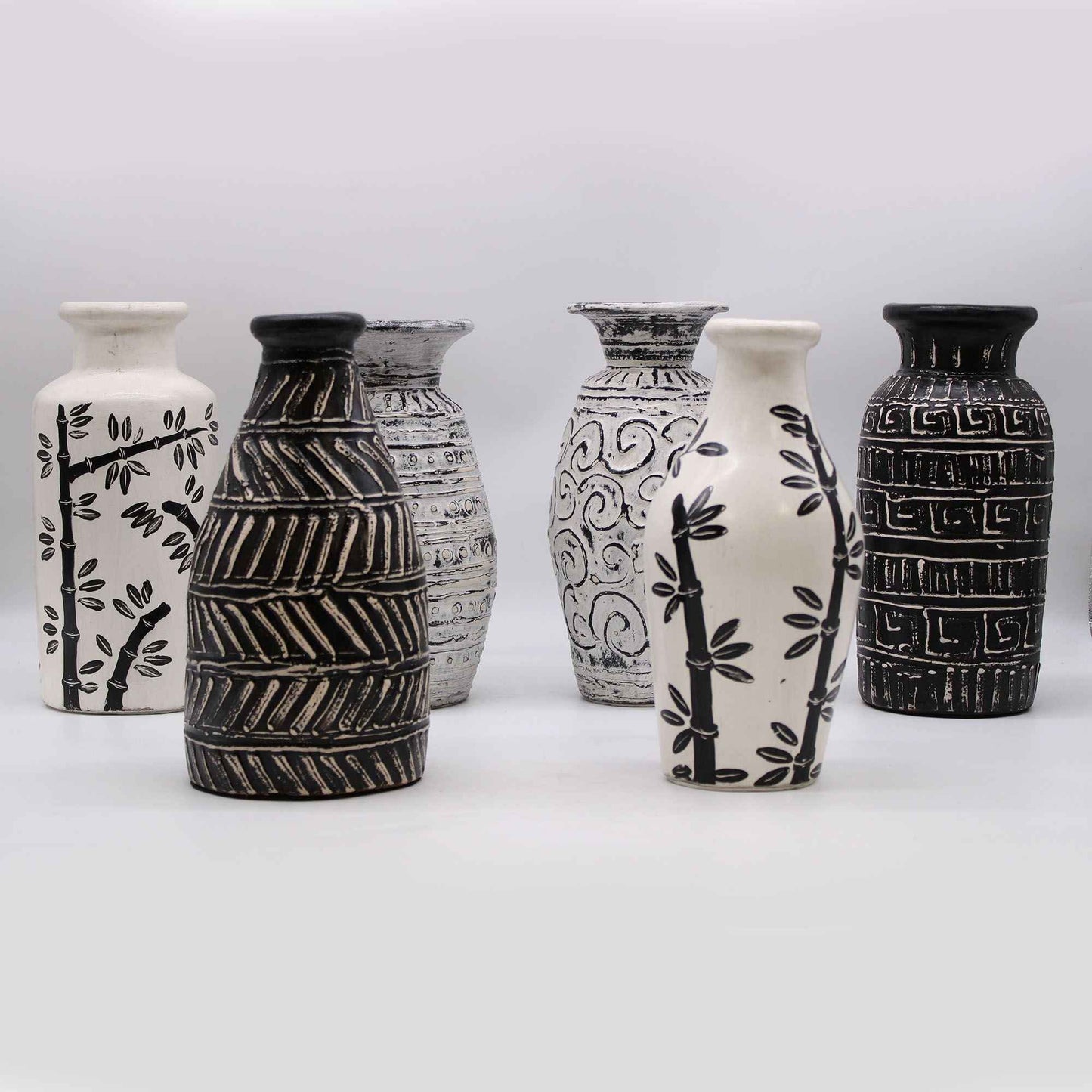 Greek Straight Vase - Chocolate