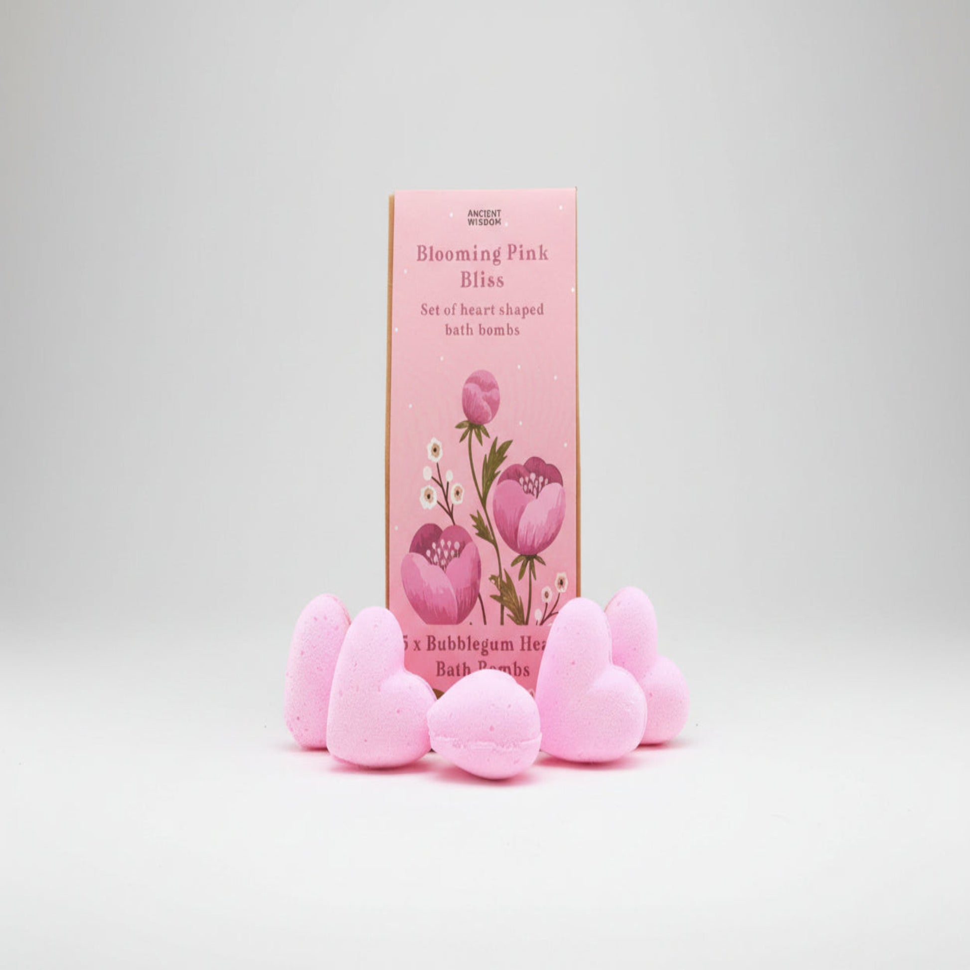 Blooming Pink Bliss Bath Heart Gift Set